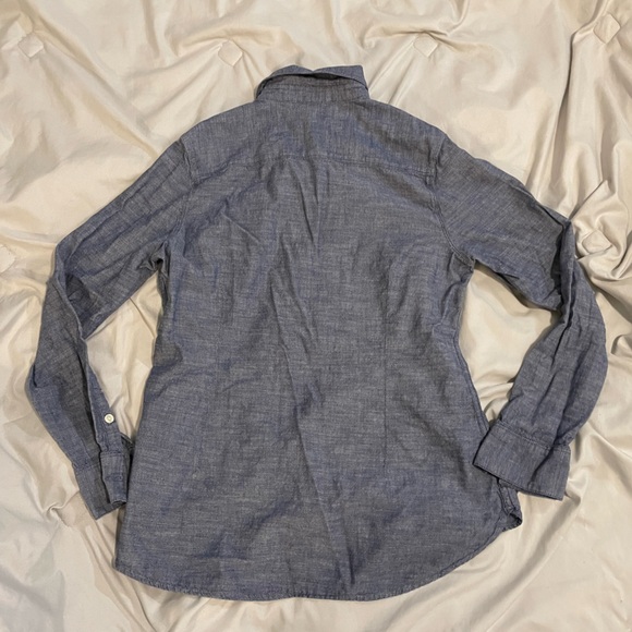 Lucky Brand Denim Inspired Long Sleeve Button Down Shirt Women’s Medium - Picture 3 of 4